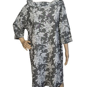 Mistic Prysm By Listicle Women's Size Large Dress Floral Lagenlook Cotton